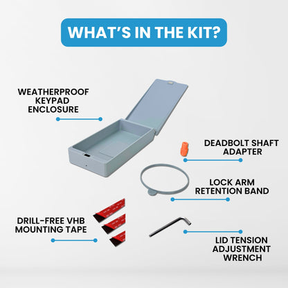 CAMPAIR Smart Lock Integration Kit for Airstream – Compatible with August WiFi Smart Lock Gen 4 and Trimark Deadbolt