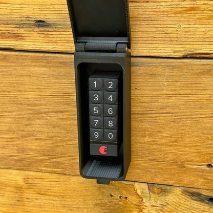 August / Yale Lock Keypad Enclosure - Weather-Resistant Outdoor Housing With Magnetic Clasp