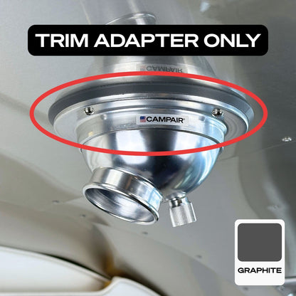 Swappable Trim Ring Adapters for CAMPAIR Satin Aluminum Series Vents – Vent Color Customization For Airstream