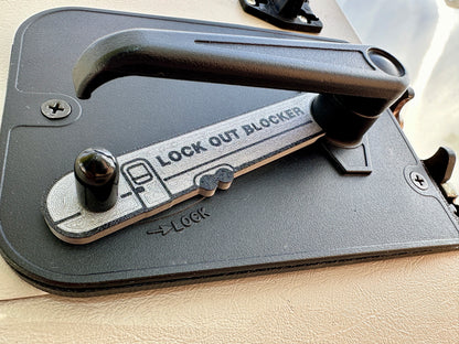 LOCK OUT BLOCKER for Airstream Travel Trailer Slide Lock, Prevent Getting Locked Out, Compatible With Most Models 2005+