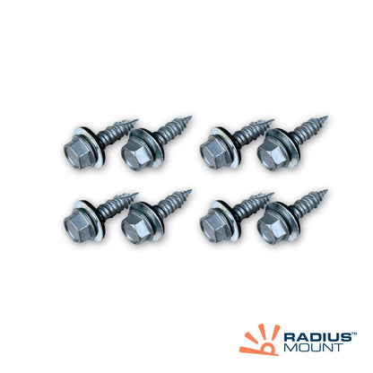 Radius Mount™ Replacement Parts & Accessories – Roof Screw Kit, Extra Brackets, and Installation Tools