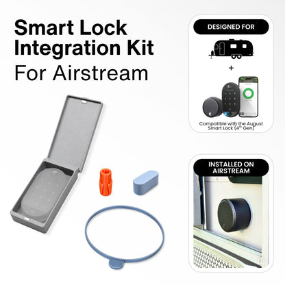 TwoUP Tech Smart Lock Integration Kit for Airstream – Compatible with August WiFi Smart Lock Gen 4, Trimark Deadbolt, and Upgraded Door Sensor