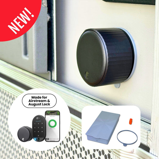 CAMPAIR Smart Lock Integration Kit for Airstream – Compatible with August WiFi Smart Lock Gen 4 and Trimark Deadbolt
