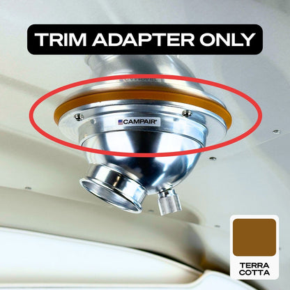 Swappable Trim Ring Adapters for CAMPAIR Satin Aluminum Series Vents – Vent Color Customization For Airstream