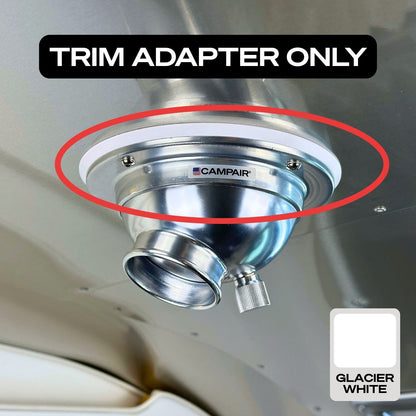 Swappable Trim Ring Adapters for CAMPAIR Satin Aluminum Series Vents – Vent Color Customization For Airstream