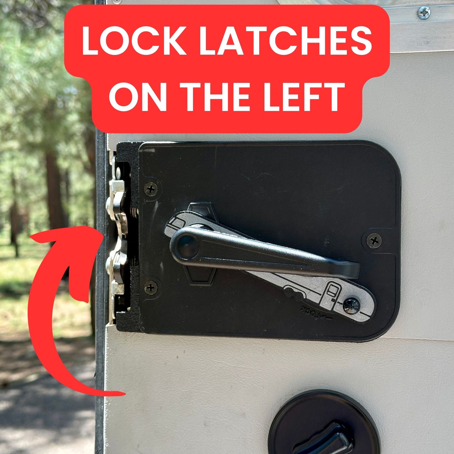 LOCK OUT BLOCKER for Airstream Travel Trailer Slide Lock, Prevent Getting Locked Out, Compatible With Most Models 2005+