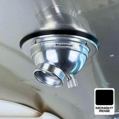 CAMPAIR Satin Aluminum Series Swappable Trim Ring Adapters – Vent Color Customization For Airstream