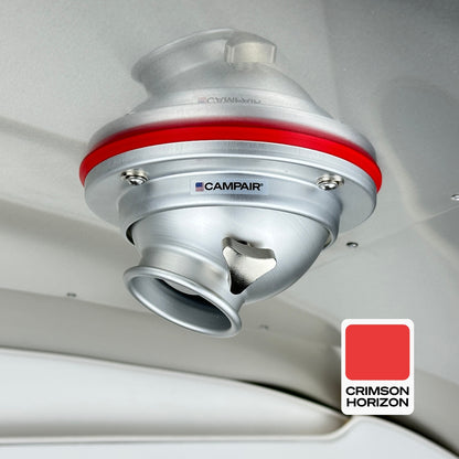 CAMPAIR High-Flow Spot Diffuser – Signature Aluminum Series with Radius Mount™ - For Airstreams with QuietStream Ducting (2015-Current)