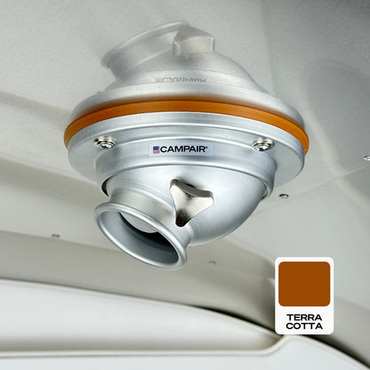 CAMPAIR High-Flow Spot Diffuser – Signature Aluminum Series with Radius Mount™ - For Airstreams with QuietStream Ducting (2015-Current)