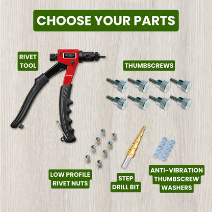 Replacement Parts for the Riveted Market Thumb Screw Conversion Kit for Airstreams