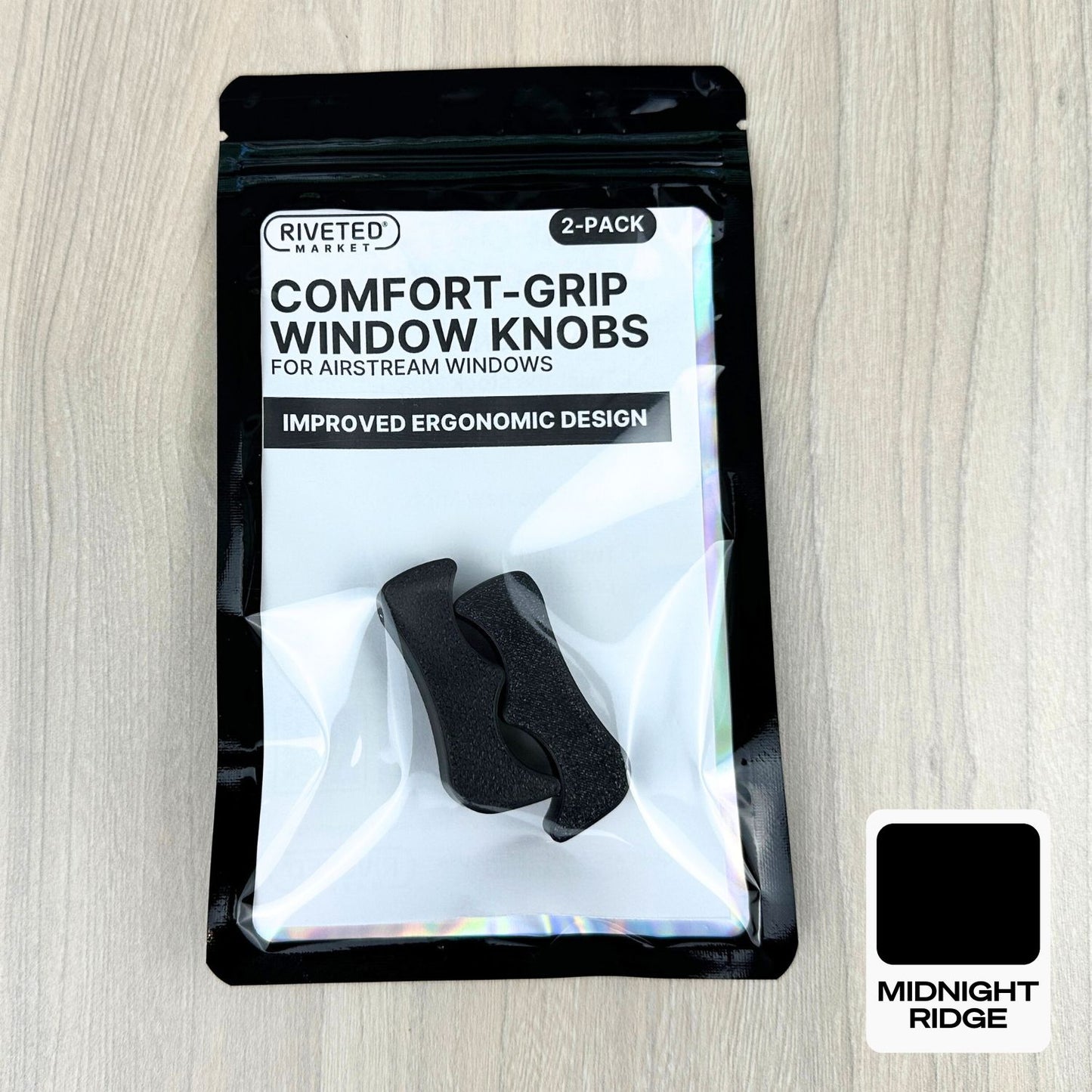 Comfort-Grip Window Knobs – High-Leverage Replacement Knobs for Airstream Windows, Multiple Colors