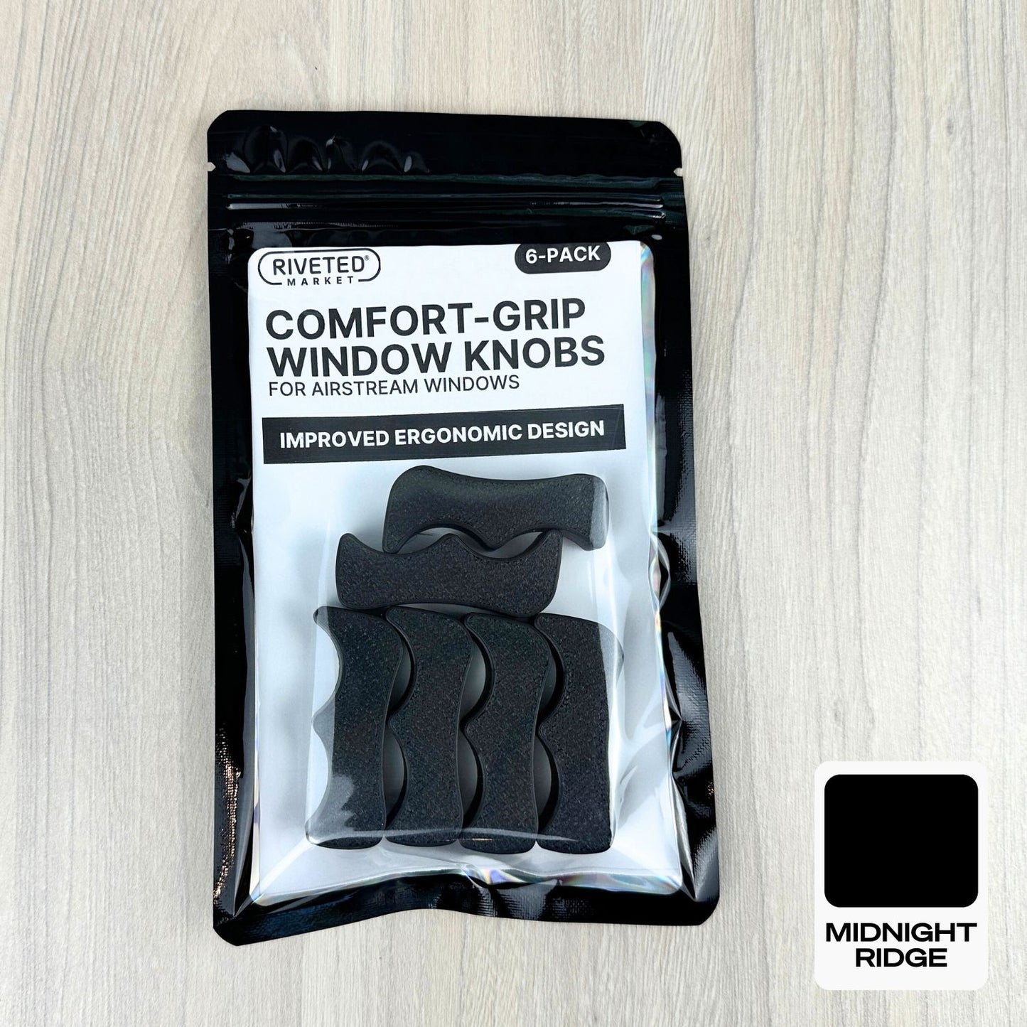 Comfort-Grip Window Knobs – High-Leverage Replacement Knobs for Airstream Windows, Multiple Colors