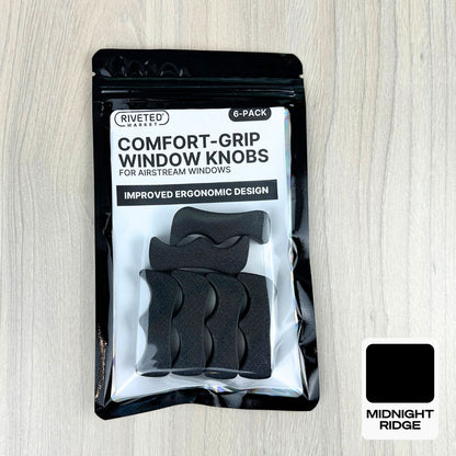Comfort-Grip Window Knobs – High-Leverage Replacement Knobs for Airstream Windows, Multiple Colors