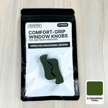Comfort-Grip Window Knobs – High-Leverage Replacement Knobs for Airstream Windows, Multiple Colors
