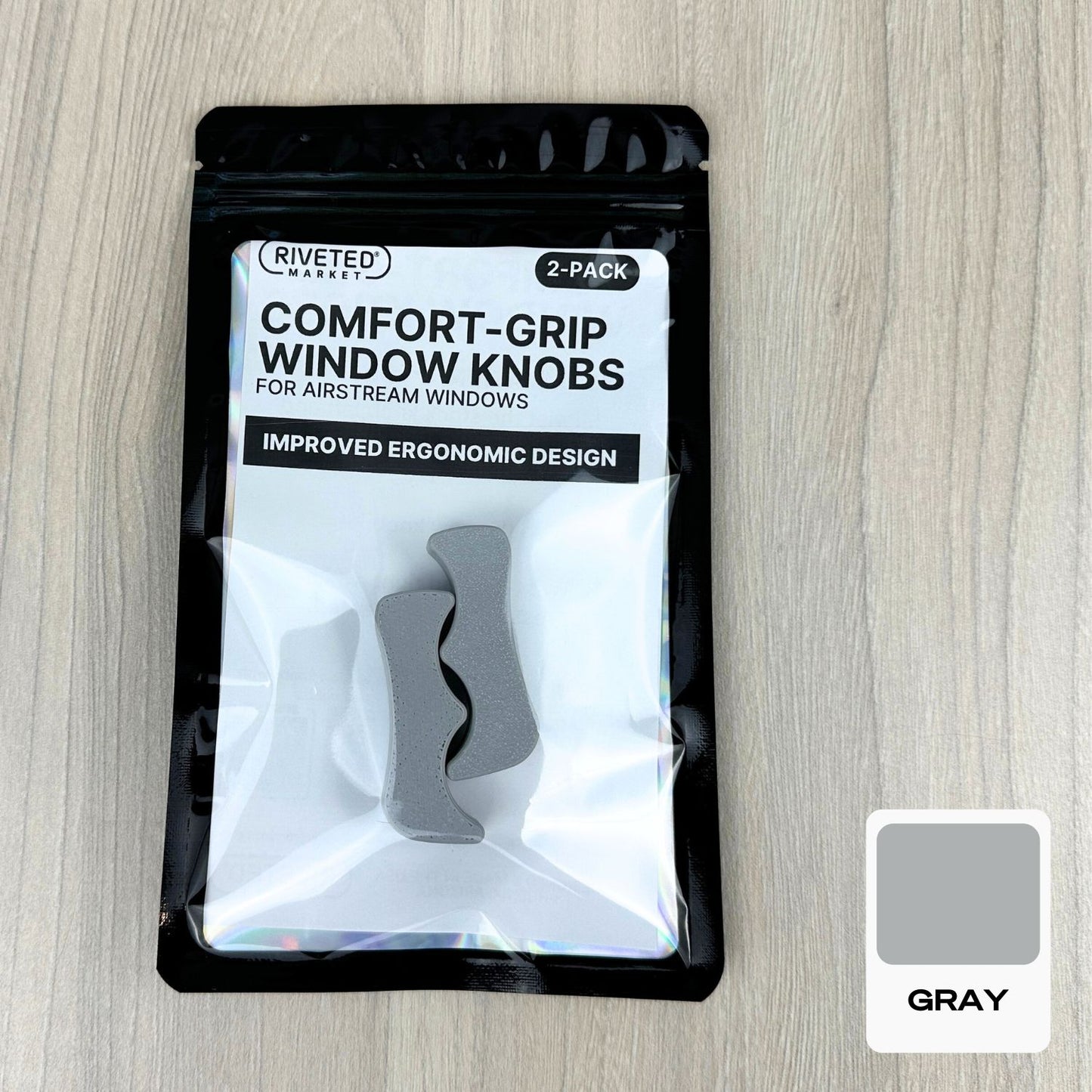 Comfort-Grip Window Knobs – High-Leverage Replacement Knobs for Airstream Windows, Multiple Colors