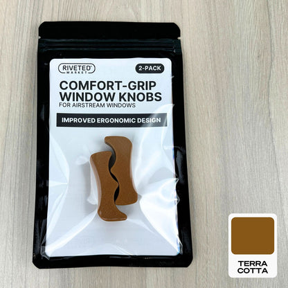 Comfort-Grip Window Knobs – High-Leverage Replacement Knobs for Airstream Windows, Multiple Colors