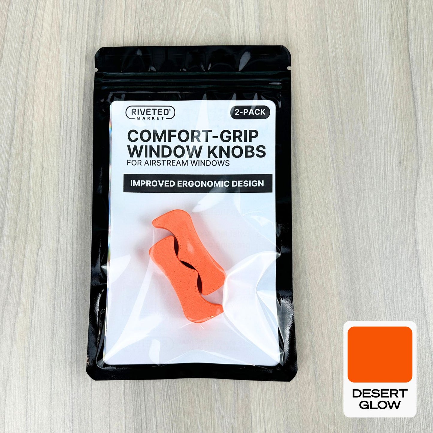 Comfort-Grip Window Knobs – High-Leverage Replacement Knobs for Airstream Windows, Multiple Colors