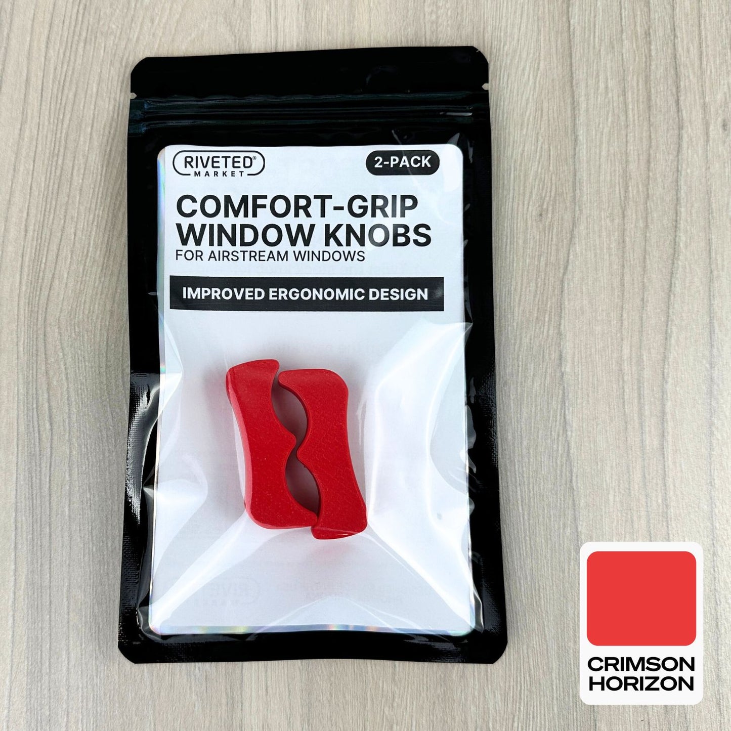 Comfort-Grip Window Knobs – High-Leverage Replacement Knobs for Airstream Windows, Multiple Colors