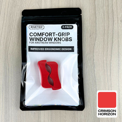 Comfort-Grip Window Knobs – High-Leverage Replacement Knobs for Airstream Windows, Multiple Colors