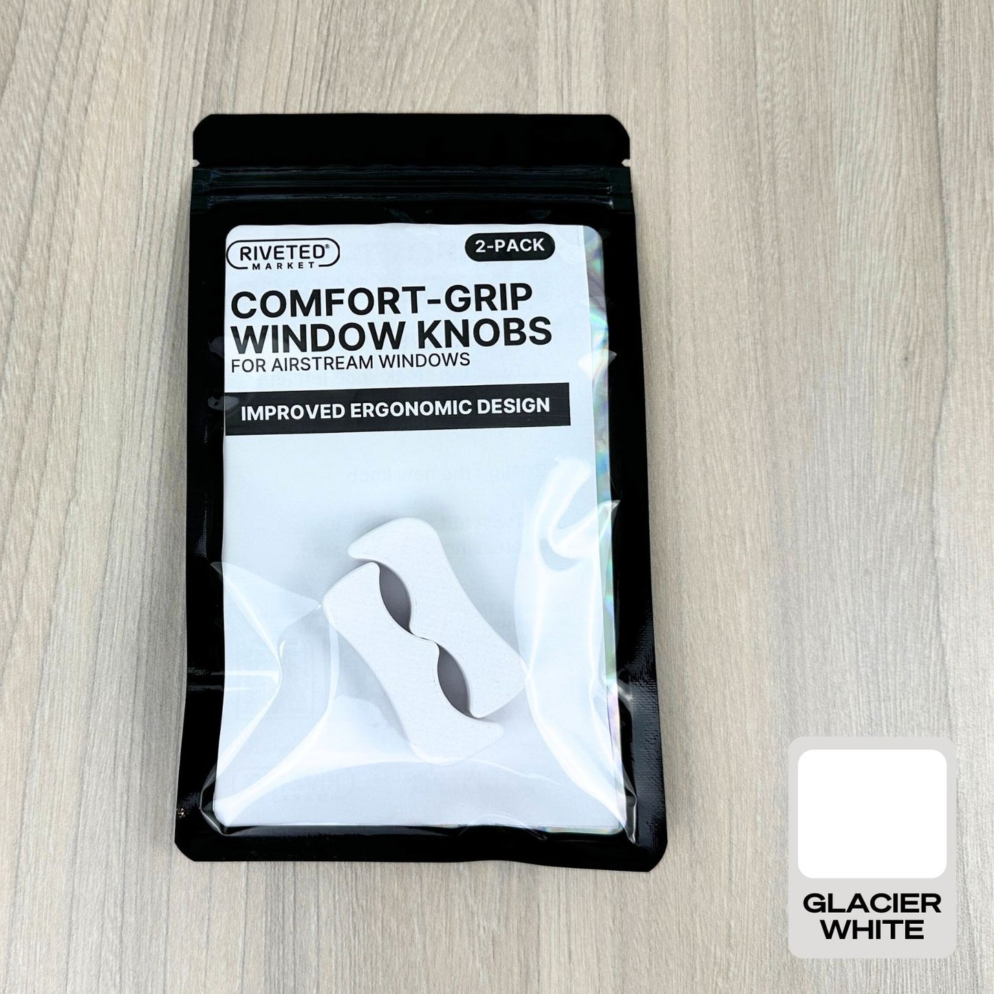 Comfort-Grip Window Knobs – High-Leverage Replacement Knobs for Airstream Windows, Multiple Colors