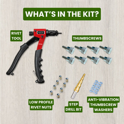 Air Intake Vent Thumbscrew Conversion Kit For Airstreams by Riveted Market