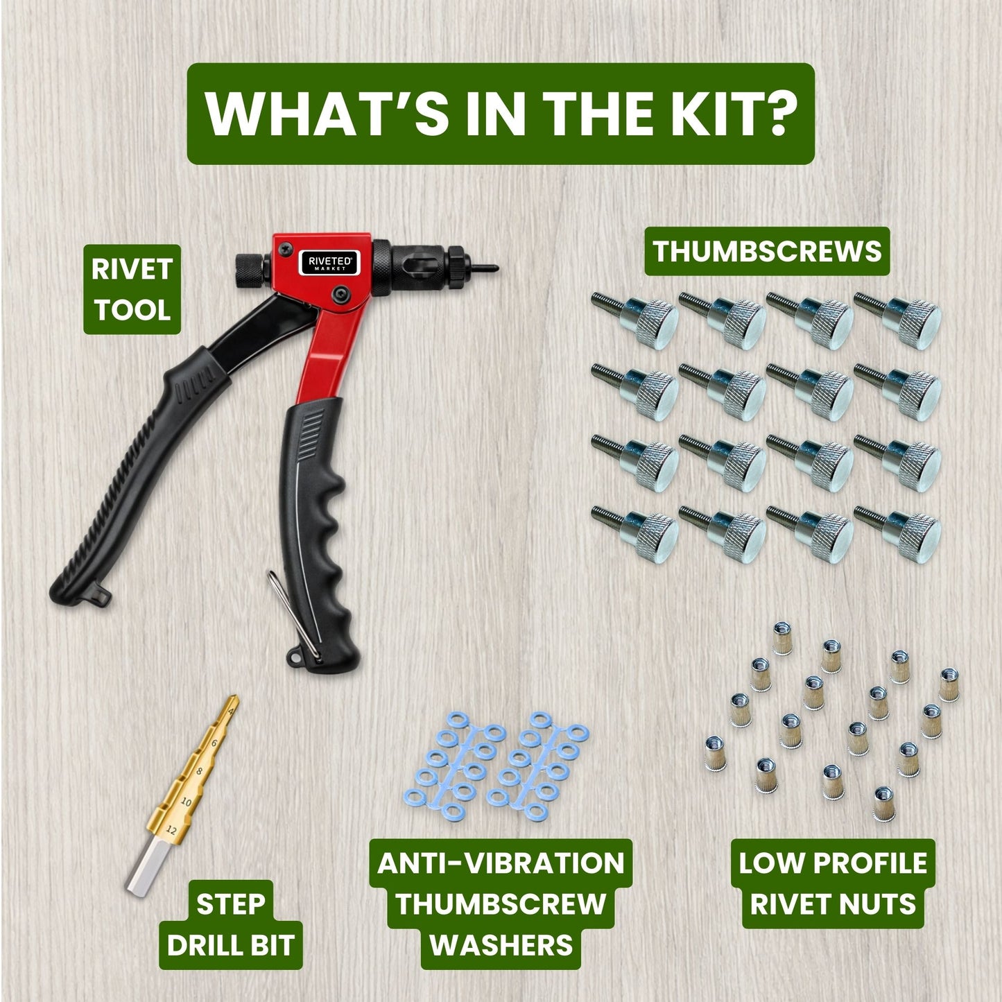 Air Intake Vent Thumbscrew Conversion Kit For Airstreams by Riveted Market