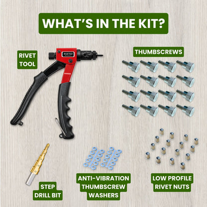 Air Intake Vent Thumbscrew Conversion Kit For Airstreams by Riveted Market